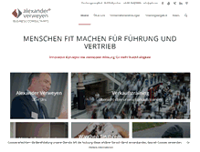 Tablet Screenshot of alexanderverweyen.com